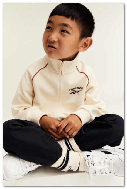Reebok/H&M Track Jacket with Printed Motif
