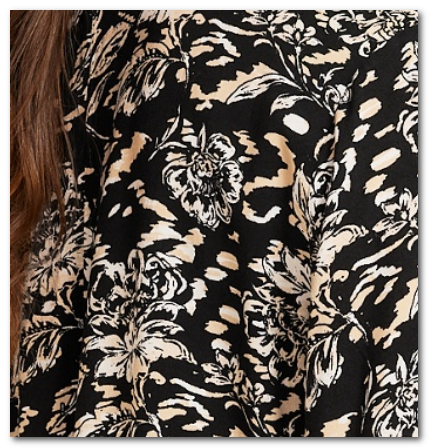 Maurices' Floral Border Kimono