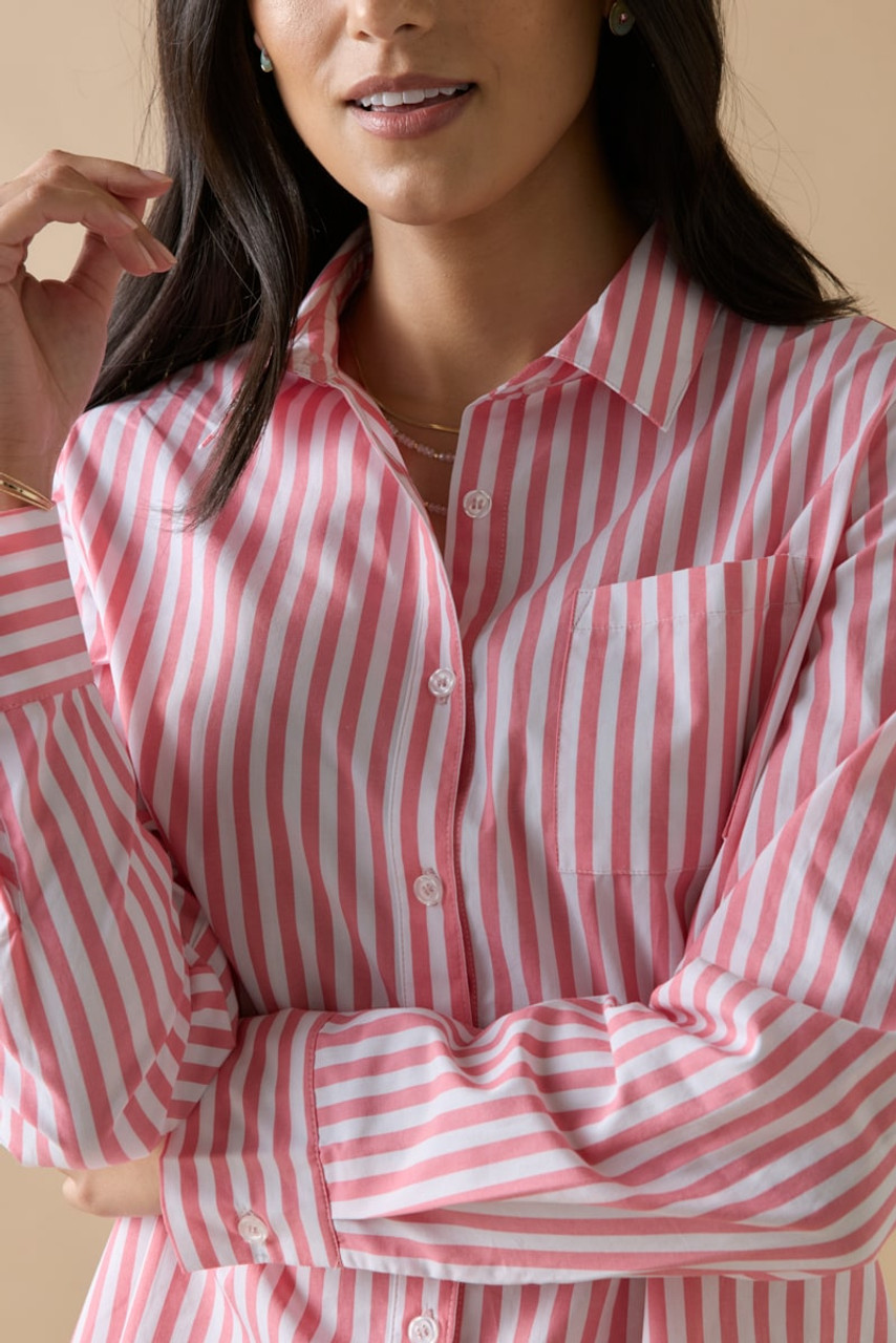 Francescas’ Lorna Button Down Top