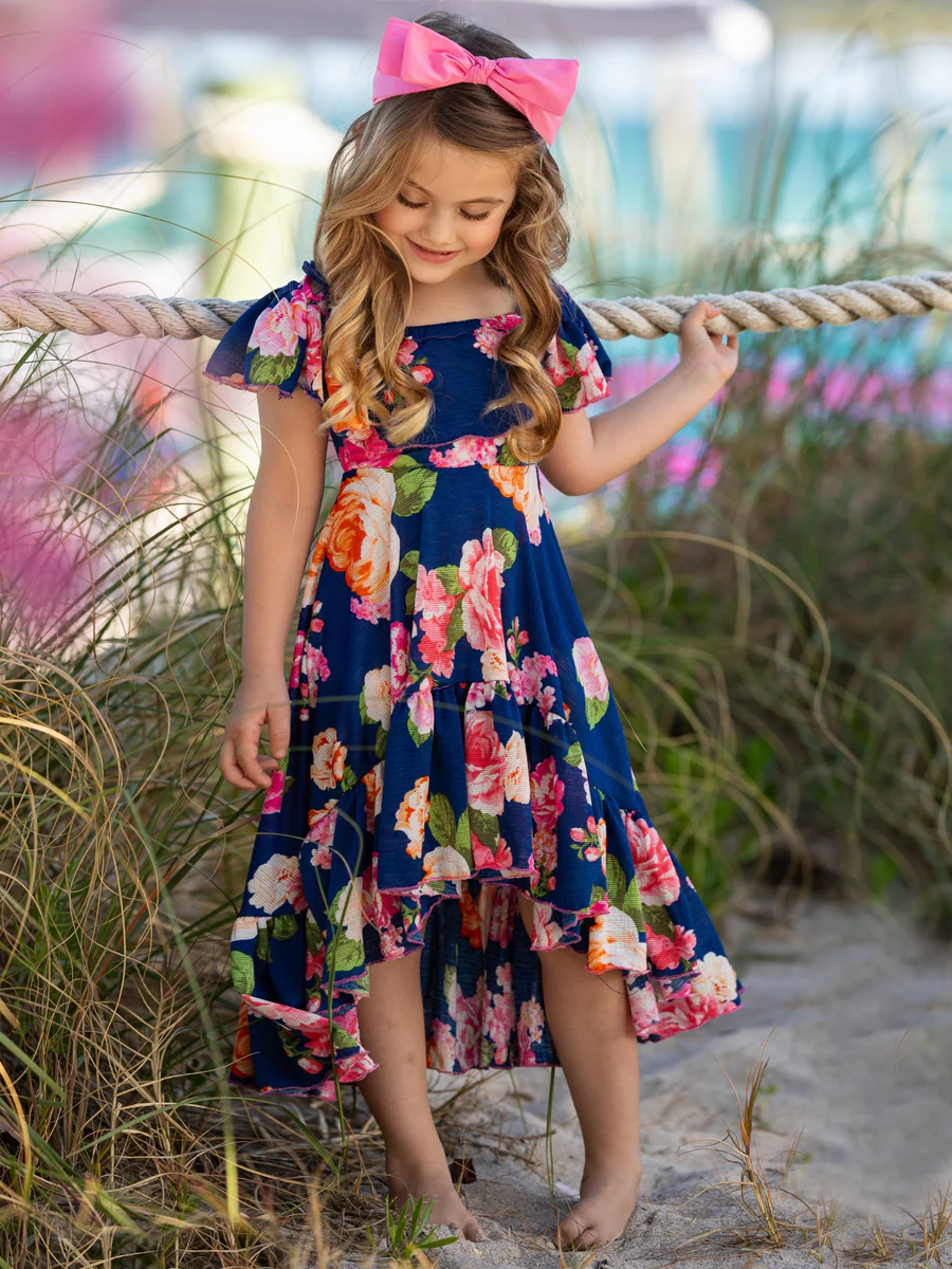 Spring Blooms Floral Maxi Sundress
