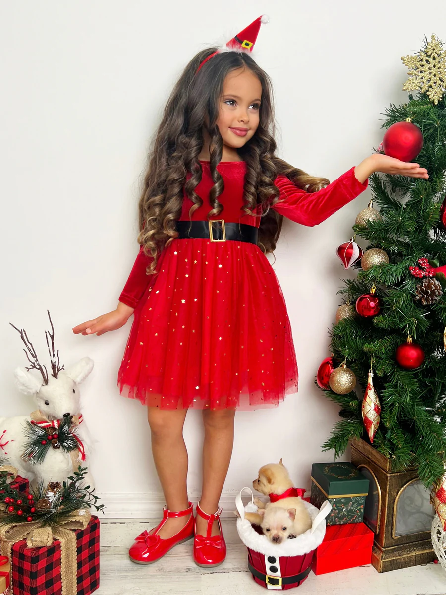 Little Sweetheart Velvet Dress