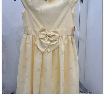 Purple Rose Yellow Dress