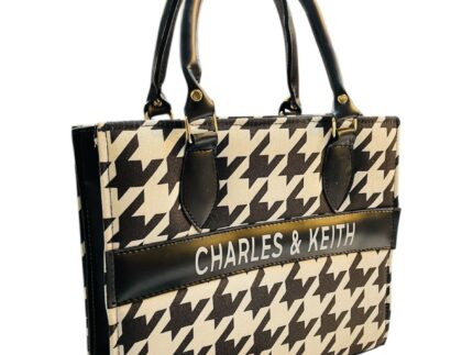 Black & White Printed Tote Hand Bag